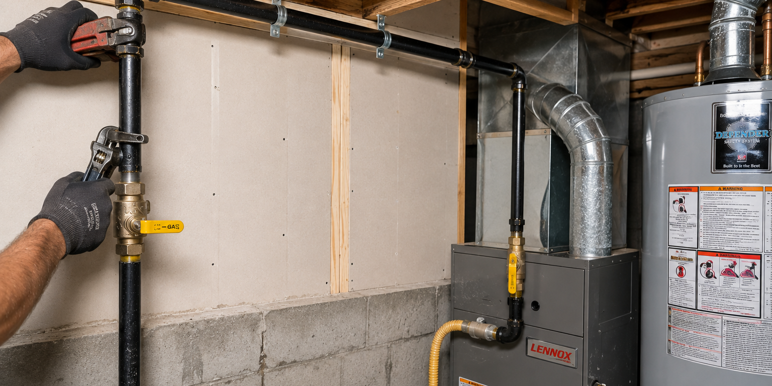 Basement Gas Line Repair v2