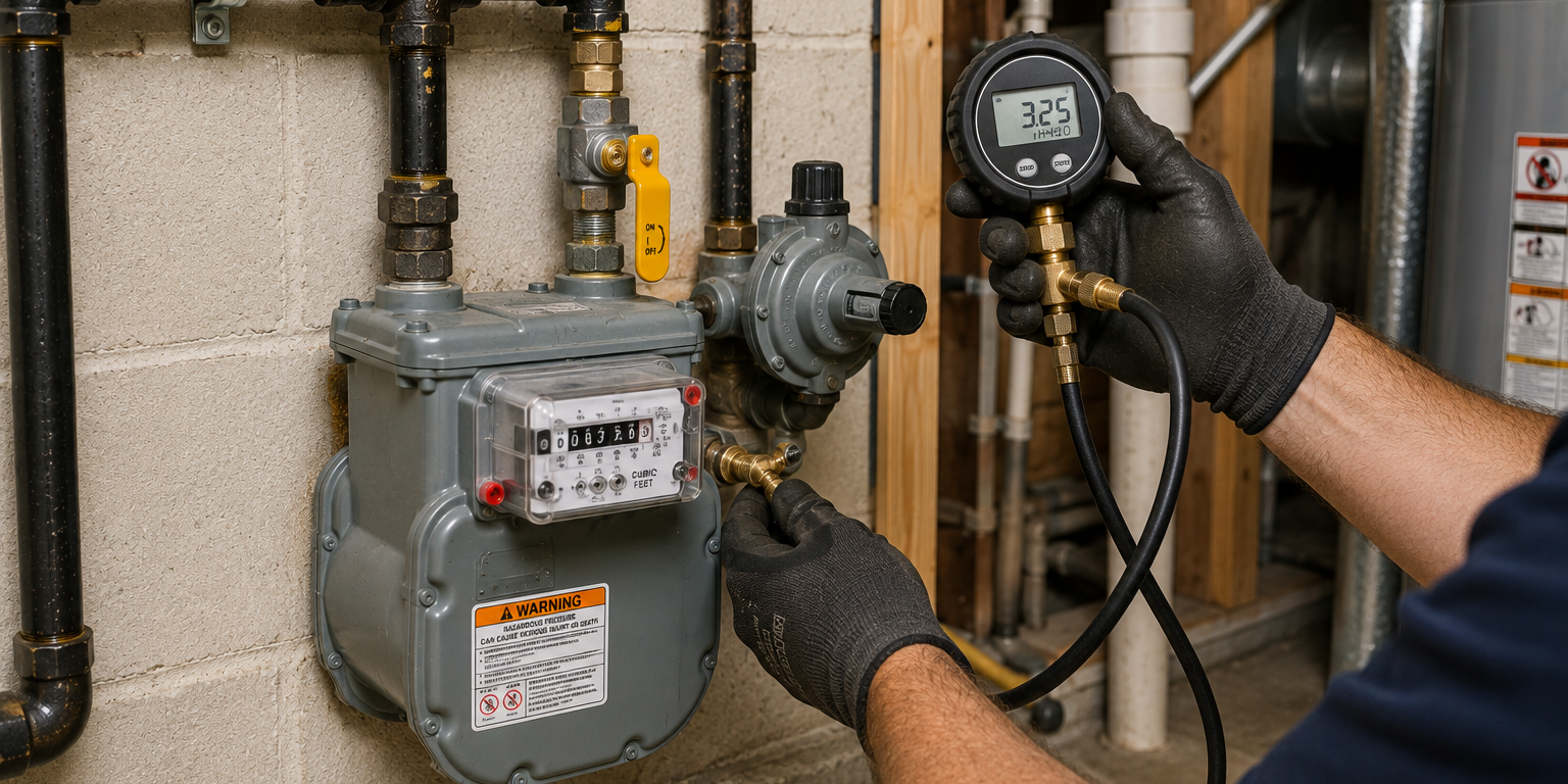 Gas Meter Pressure Test