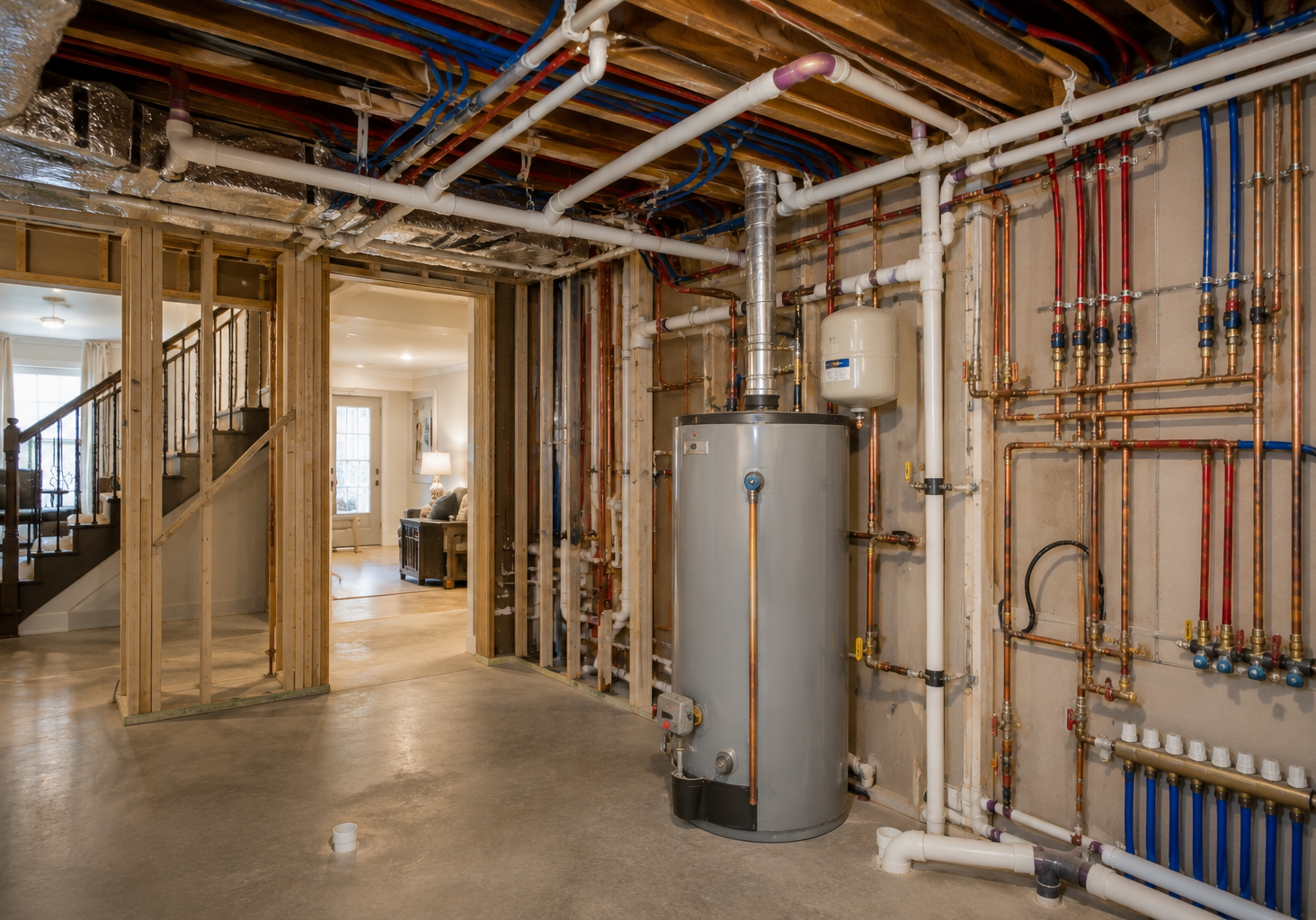 basement plumbing