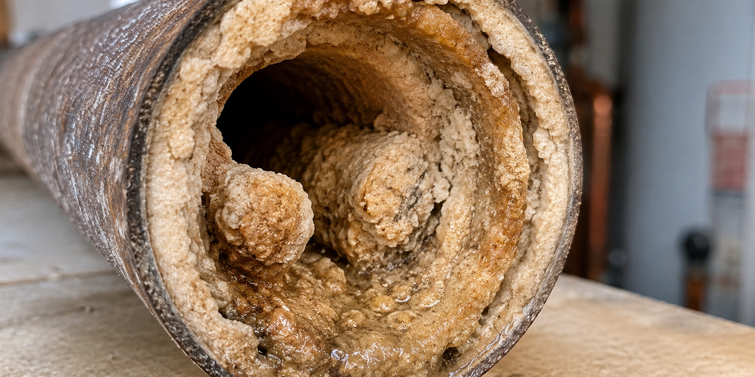 corroded pipe