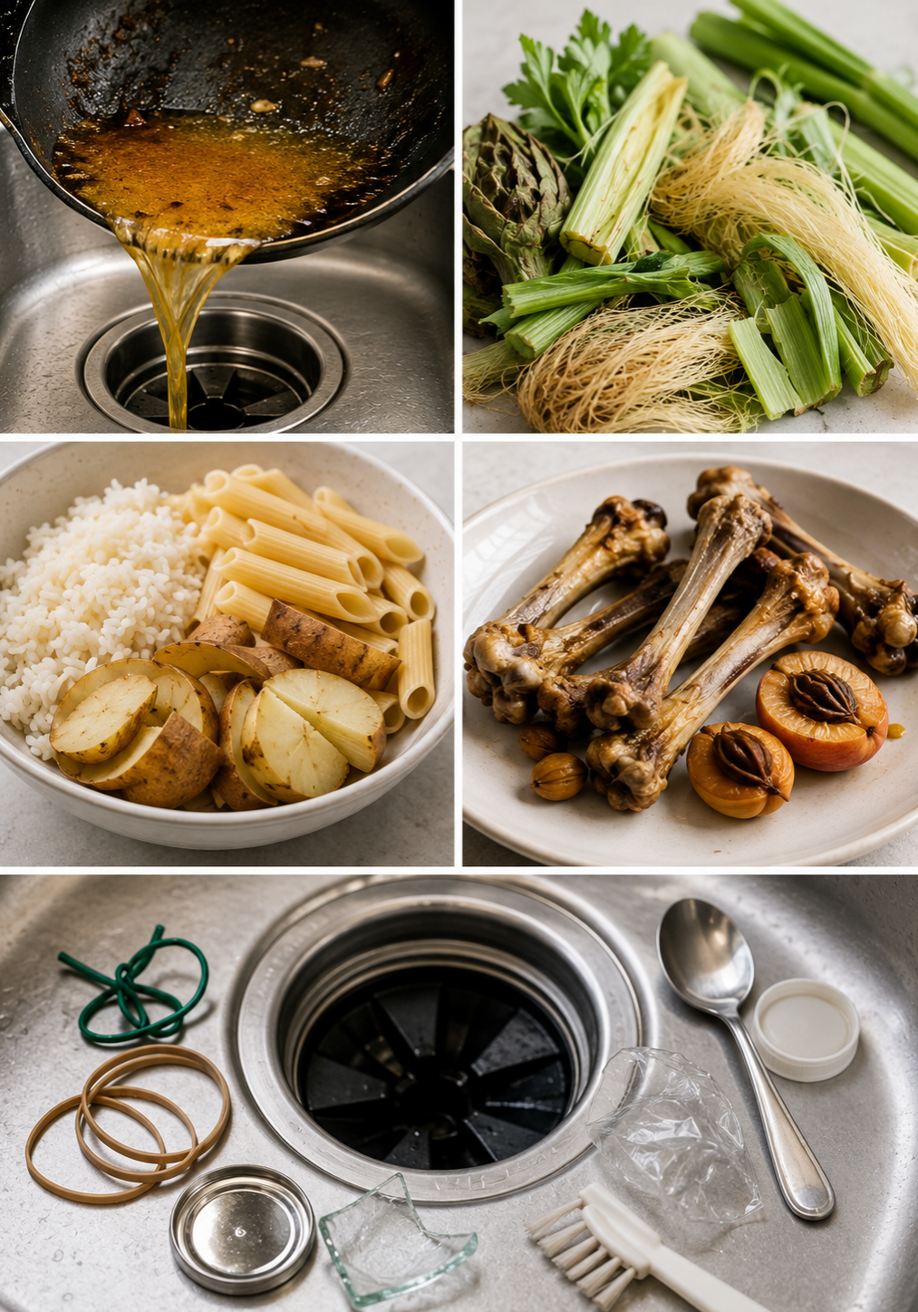 garbage disposals do not